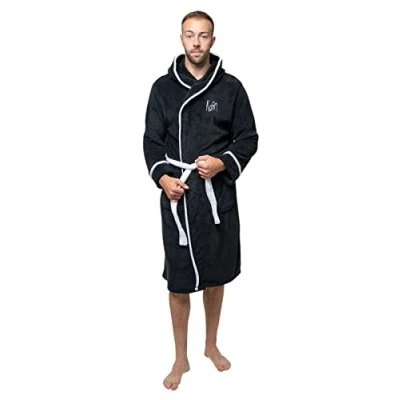 Afbeelding van Korn Logo Badjas S/M Zwart
