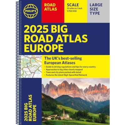 Afbeelding van Philip&#039;s Road Atlases 2025 Big Atlas of Europe
