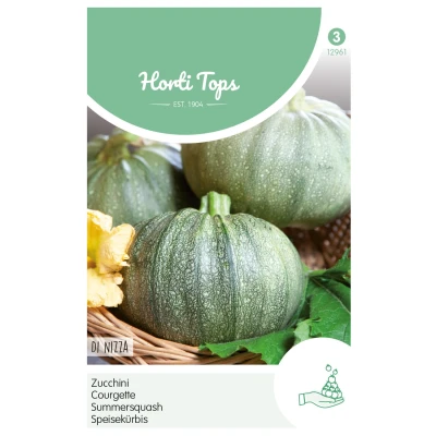 Afbeelding van Courgette De Nice A Fruit Rond Hortitops