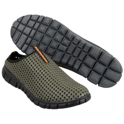 Afbeelding van Prologic Bank Slippers Green 43 8 Vis schoenen