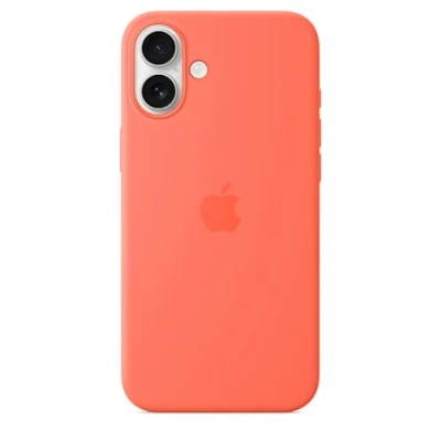 Afbeelding van Apple Siliconen hoesje met MagSafe (Apple iPhone 16 Plus), Smartphonehoes, Oranje