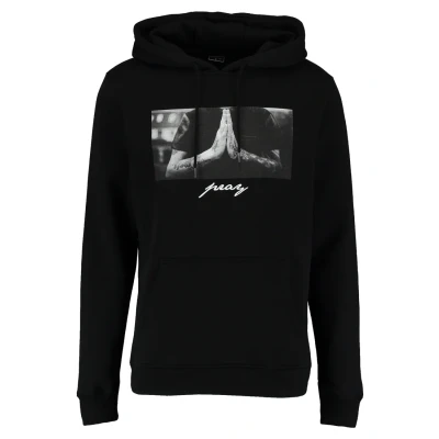 Afbeelding van Mister Tee PRAY Hoodie, Heren, Maat: 4XL, Black