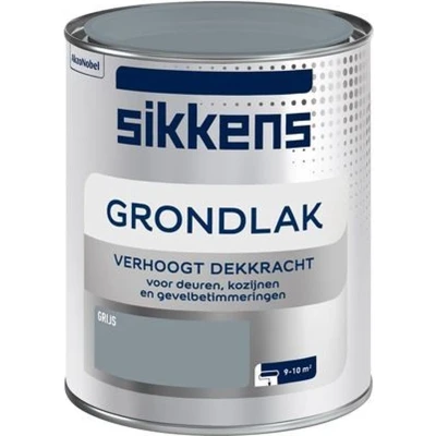 Afbeelding van Sikkens Buitenlak Grondlak Grijs 750 ml