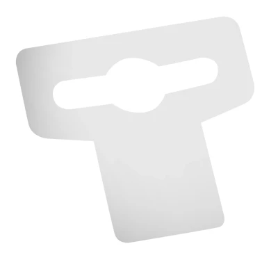 Afbeelding van Euroslot Display Hangers van 44 x 45mm / Hang Tabs Rol 500 stuks type: SPN 08