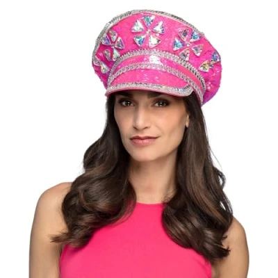 Afbeelding van Boland Pet Pink Sparkle Roze 59 Volwassenen Unisex Glitter and Glamour