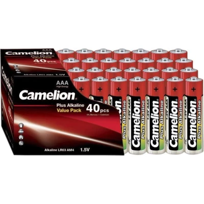 Afbeelding van Batterie Camelion Alkaline LR03 Micro AAA (40 pcs Value Pack)