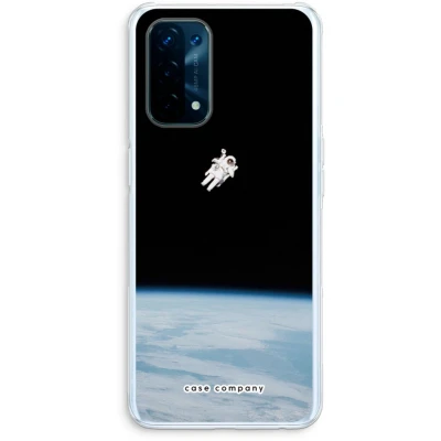 Afbeelding van Case Company® hoesje geschikt voor Oppo A74 5G Alone in Space Soft Cover Telefoonhoesje Bescherming aan alle Kanten en Schermrand
