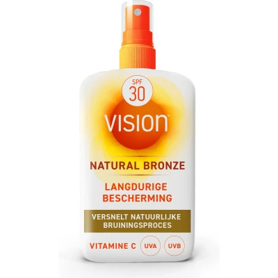 Afbeelding van 2x Vision Zonnebrand Natural Bronze SPF 30 185 ml