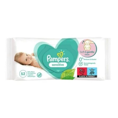 Afbeelding van Pampers Sensitive Billendoekjes 260 Doekjes