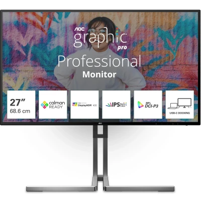 Afbeelding van Monitor AOC U27U3CV 4K Ultra HD 27&quot; 60 Hz