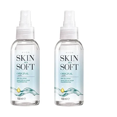 Afbeelding van Avon Skin So Soft Original droge olie bodyspray met jojoba, 150 ml, 2 stuks