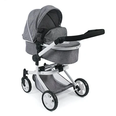 Afbeelding van Bayer Chic 2000 Combi Poppenwagen Mika Jeans Grey