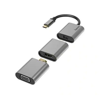 Afbeelding van Adapter Hama Video 6 in 1 aluminium