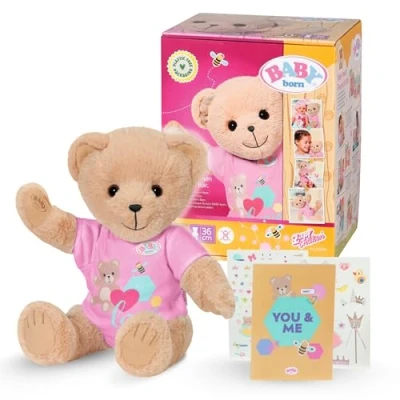 Afbeelding van BABY born Beer Roze Knuffel