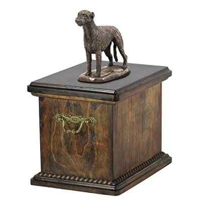 Afbeelding van Ierse Wolfhond urn hond met beeldje Elegante klassieke voor huisdieras.