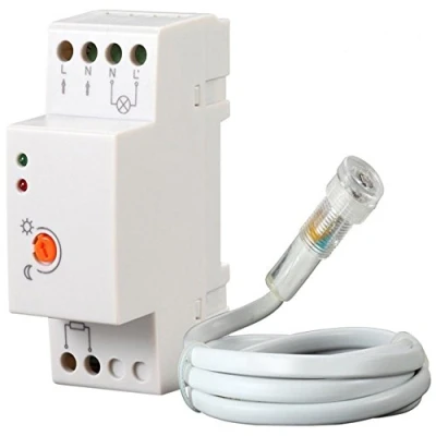 Afbeelding van Maclean Schemerschakelaar voor DIN rail met externe sonde