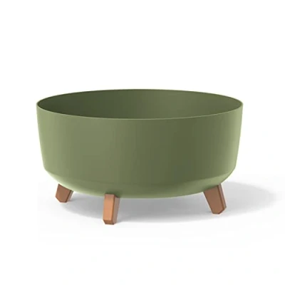 Afbeelding van Groene aardepot zonder reservoir, GRACIA collectie, 38 x 19,5 cm, inhoud 14,3 liter.