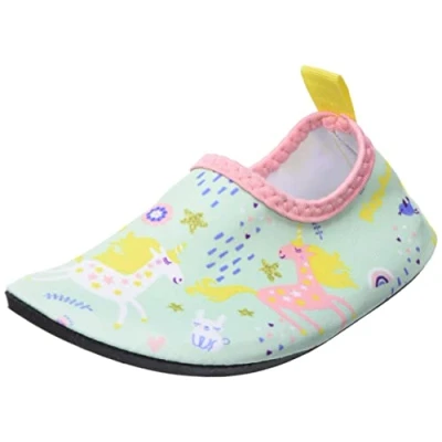 Afbeelding van Playshoes Blotevoetenschoenen, regenlaarzen, uniseks, kinderen, Eenhoorn Mint
