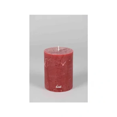Afbeelding van Rasteli Luz Your Senses Stomp Kaars Rood D 10 cm H 13