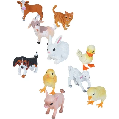 Afbeelding van Wild Republic Speelset Boerderijdieren Junior 5 Cm 10 delig