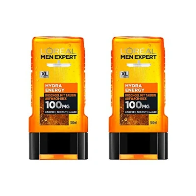 Afbeelding van L&#039;OREAL MEN EXPERT HYDRA ENERGY DUSCHGEL MIT TAURIN AUFWACH KICK 300 ML