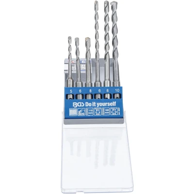 Afbeelding van BGS Hamer boor set SDS, hardmetalen punt, 5 10 mm, 6 delig