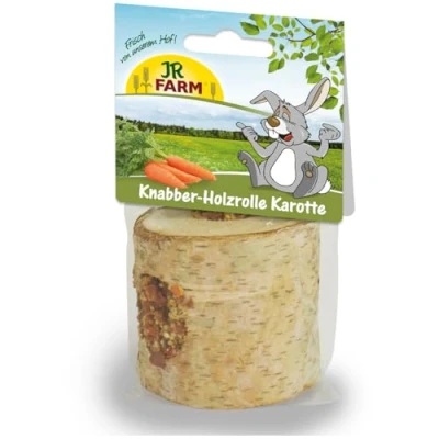 Afbeelding van JR Farm knaagdier knaagrol hout met wortel 150 gram 05698 Gebr. de Boon