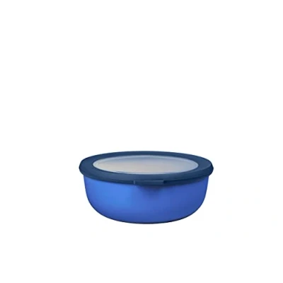 Image de Mepal Bol Multifonction Cirqula Rond Boîte Conservation Alimentaire avec Couvercle Convient comme de Hermétique pour le Réfrigérateur, Micro ondes &amp; Congélateur 1250 ml Vivid blue