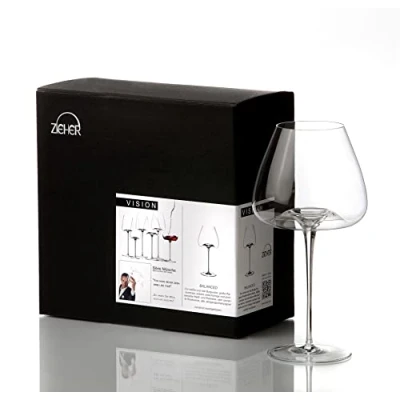 Afbeelding van Zieher Balanced Wijnglas 85 Cl Set Van 2 Transparant