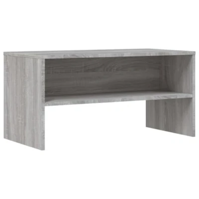 Image de vidaXL Meuble TV sonoma gris 80x40x40 cm bois d&#039;ingénierie815235