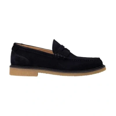 Afbeelding van BOSS KOPE Mocassins, Heren, Maat: 46, Dark blue Veloursleer