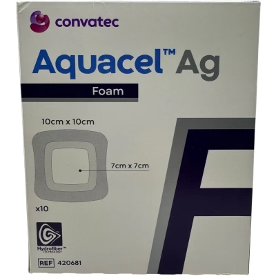 Afbeelding van Aquacel Ag Foam Adhesief 10x10cm 10