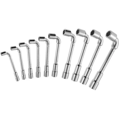 Image de EXPERT E117387 jeu de clés à pipe hexagonales x avec coude 8 19 mm 10 pièces
