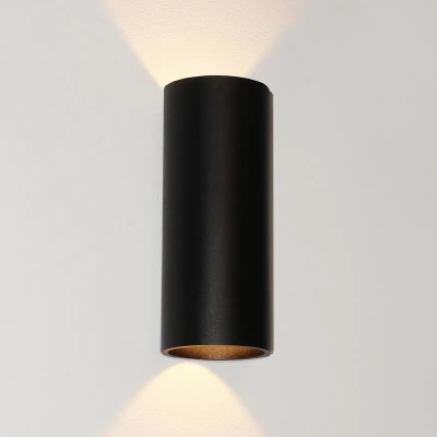 Afbeelding van Wandlamp Brody Zwart Led IP54
