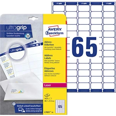Afbeelding van Avery, Labels, Adresetiketten