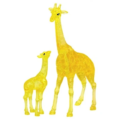 Afbeelding van HCM Kinzel Crystal Puzzle 59177 3D puzzel, giraffenpaar, 38 delen
