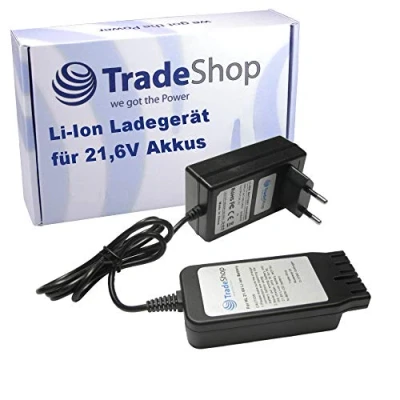 Afbeelding van Trade Shop 21,6 V Li ion oplader compatibel met Hilti B22/3.0, B22/5.2, B22/8.0, 426176, 2018498, 2136393, 2136395, 2183185, BX 3 BTG 02, SSH 6 A22