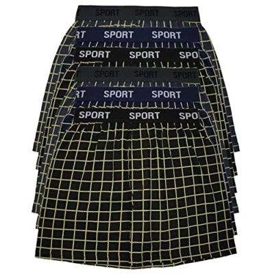 Afbeelding van MioRalini Topaanbieding 12 of 6 kleurrijke boxershorts in neutrale klassieke effen kleuren voor heren S M L XL 2XL 3XL 4XL 5XL 6XL 7XL