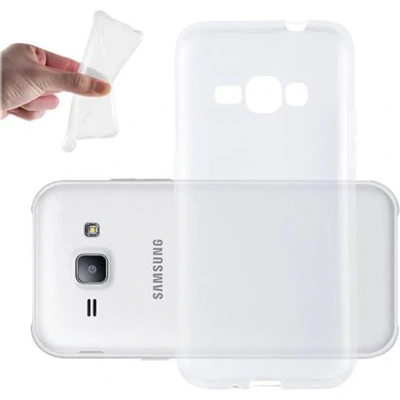 Afbeelding van Cadorabo Hoesje geschikt voor Samsung Galaxy TREND 3 in VOLLEDIG TRANSPARANT Beschermhoes gemaakt van flexibel TPU Silicone Case Cover