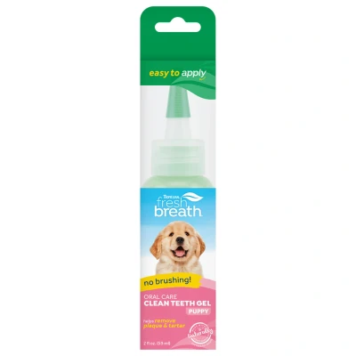 Afbeelding van Tropiclean Fresh Breath Oral Care Gel Puppy Gebitsverzorging 59 ml 15 g
