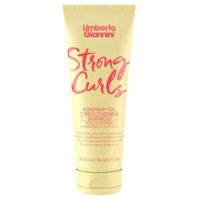 Afbeelding van Umberto Giannini Strong Curls Rosemary Oil Shampoo 250ml