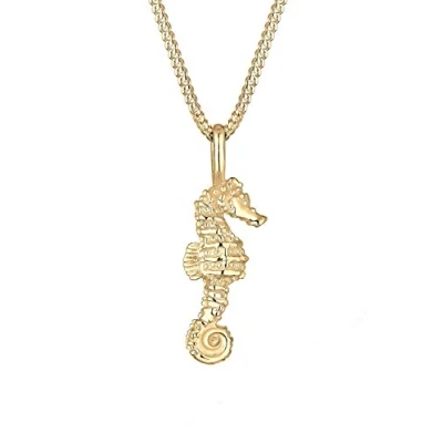 Afbeelding van Elli Seepferdchen Maritim Ketting, Dames, Maat: 45, Gold