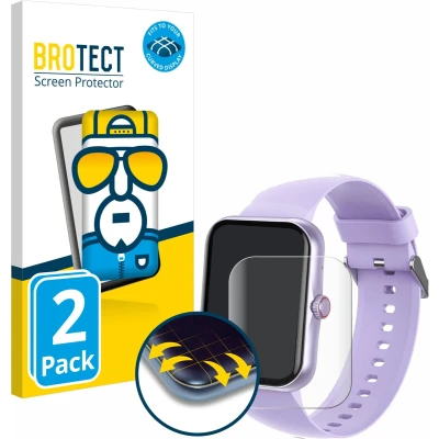 Afbeelding van BROTECT Volledige bescherming, Smartwatch beschermfolie, Transparant