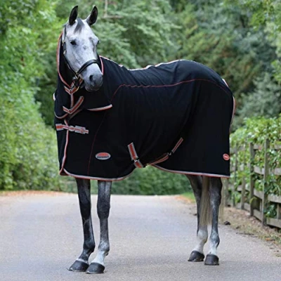 Afbeelding van Weatherbeeta Fleece Combo Neck Therapy Tec Black/Silver/Red 135/185