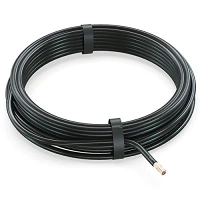 Afbeelding van AUPROTEC Eenpolige kabel 4,0 mm² FLRY B Elektrische ringdraad: 5 m, zwart