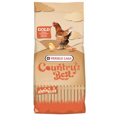 Afbeelding van Versele Laga Country`s Best Gold 4 Gallico Pelletlegkorrel Kippenvoer 20 kg Vanaf 1e Ei