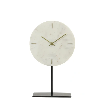 Afbeelding van Light &amp; Living Klok MORENO 25.5x10x42.5 Wit