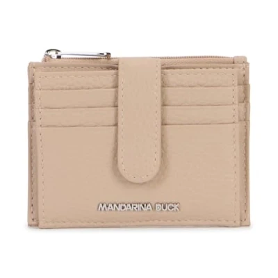 Afbeelding van Mandarina Duck Mellow Leather Wallet, Accessoires de voyage pour femme, taille unique, Warm Taupe, Taglia Unica