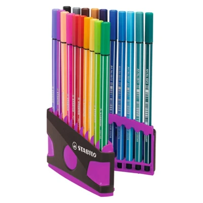 Image de Stabilo point 68 ColorParade ensemble de feutres coloriage (20 pièces) lilas/gris