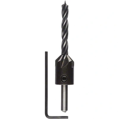 Image de BOSCH 2608596393 mèche hélicoïdale à bois avec fraise 6 x 50 90 mm
